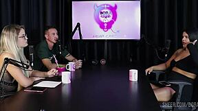 val mineirinha dominates in bora cast with bruna carlos, intense bdsm action.