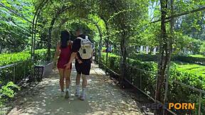 nymphomaniac latina fucks friend roughly on seville street with slaps