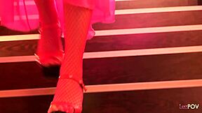 Brunette Feels Passion Licking Lesbo Lover's Small Tits