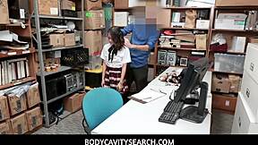 jasmine grey gets punished with a body cavity search in the hospital