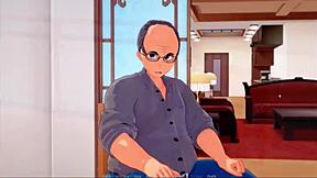 Teen Blows Big Cock In Call Of Nature!