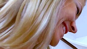 Rough anal quickie in bed with beautiful French girl Lydie and her perfect body.