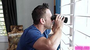 Lily Lane Fucked By Rear Window Guy?