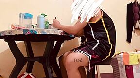 curvy tenant offers sex to landlord while husband is away