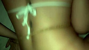 Sister-in-law with green eyes rides hard and gets facial