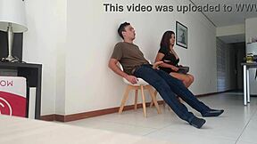 young teen nurse feels emotional sucking patient's dick in hospital