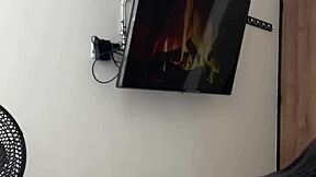 cute brunette visits stepbrother for amateur chat