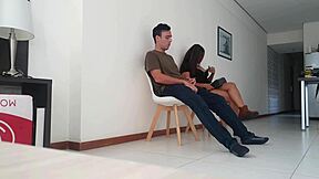 young teen nurse feels emotional sucking patient's dick in hospital