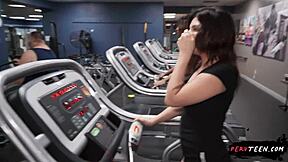 caught in the gym, perv teen seeking sex?