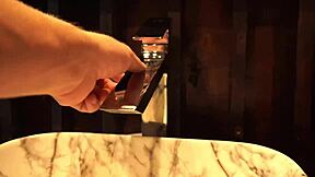 rough fuck till creampie in public bath