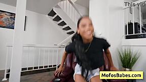 Stunning Ebony Beauty Eden West Reveals Her Big Tits And Gets Fucked By Charles Dera!