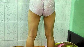 Intense Morning Workout On Bed With Asian Beauty