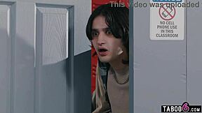 bisexual redhead milf shares stepson's cock with teacher! 😈