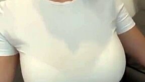 Stepmom In Short Skirt Shows Her Bra