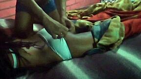 parent checks on daughter at night and plays a game with Nicolli Fox