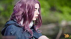 melina levels up pussy in 4k cosplay doggy riding