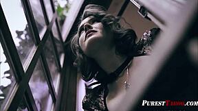 Unfulfilled housewife cheats on husband with young peeping tom