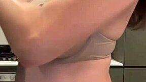 my milky stepmom licks nipples