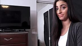i'm the latina teen stepdaughter having family sex with step daddy after acing my grades, jasmine vega pov
