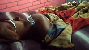 parent checks on daughter at night and plays a game with Nicolli Fox