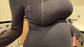 my milky stepmom licks nipples