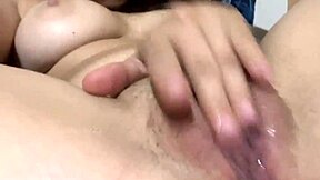 big clit lesbian milks tits in panties