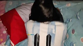 found my friend's gf masturbating, she invited me to touch, we fucked