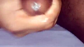 hot young 18+ cock doing solo hand job