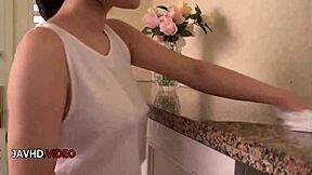 Kotone Kuroki seduces with Asian charms in blowjob and sex scene