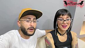 beautiful teen gives first day blowjob in office