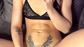 Fan Gave Vibrator Teen Girl Masturbation Orgasm Solo.