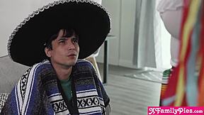 Step Dad And Son Stuff Step Sister Alyx Star Hard!