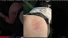 i-i watched this british goth teen get her clothes ripped and spanked in detention, it was so rough.