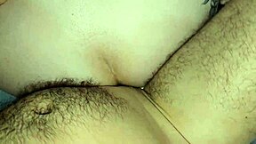 Wife moans during bareback anal worship