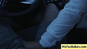 Teen sucking cock rough