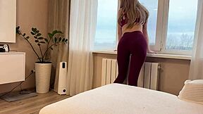 Stepson fucks stepmom in cowgirl position 😈