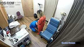 Cash for teen orgasms in Dr. Tampa's hospital handcuffs.