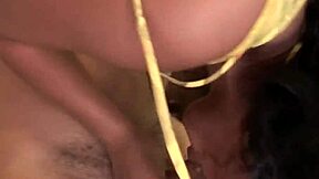 Ebony Coed Gets Bukake From Monster Cock In College