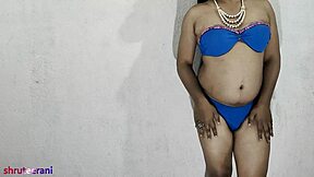 Blue Bikini Part 3 - Crossdressing Indian Shemale Anal