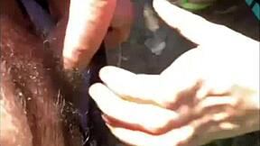 I said, 'Hey stranger, let me suck your monster cock on the trail.'