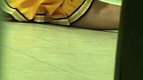 Hot Cheerleader Holly Shows Spirit