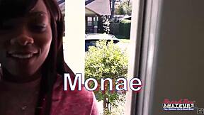 Exotic Brunette Cutie Monae Screams During Deepthroat And Doggystyle Fucking!