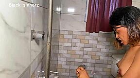 petite baby gets bent over doggystyle after the shoot