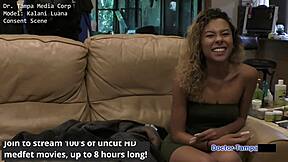 Cash for teen orgasms in Dr. Tampa's hospital handcuffs.