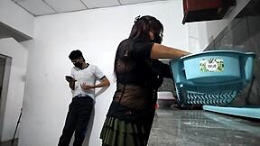 whats the neighbor doing masturbating while looking at me like a degenerate