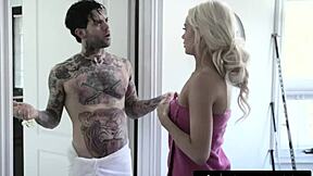 Pure Taboo Petite 18+ Blonde Elsa Jean Has Strong Desire For Her Dominant Thug Stepbrother