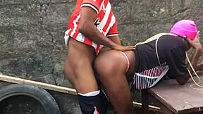 she begged me to fuck her hard and make her pussy talk outdoors