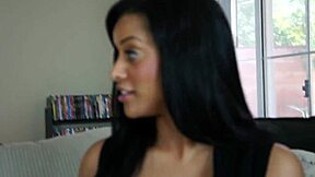 mary jean watches him spew jizz all over her shaved ass