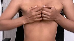 Hot petite whore masturbates craving cock in pussy