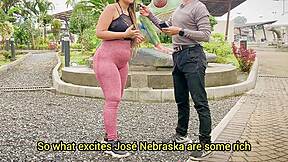 Danna Paola Bent Over Riding